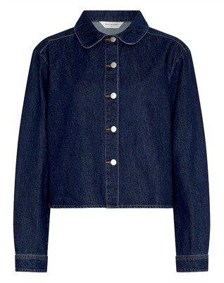 MSCHAdna Alena Skjorte - Dark Blue Wash